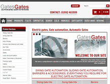 Tablet Screenshot of gatesgates.co.uk